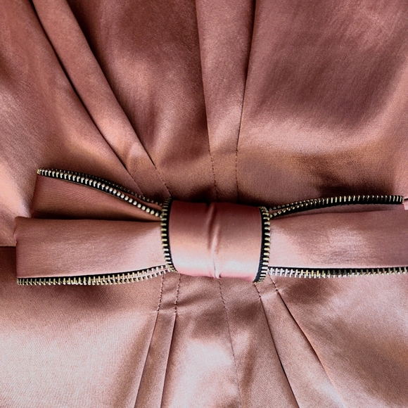 NWOT Eva Franco Hannah Zipper Bow Dress - Picture 4 of 4